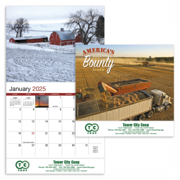 America's Bounty Appointment Wall Calendar - Stapled